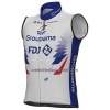 Fietsvest 2022 Groupama FDJ Wit Blauw
